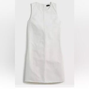 J.Crew Denim Shift Dress Chalk White Size 4